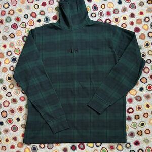 Kith Crystal Wash Turtleneck Blackwatch Plaid